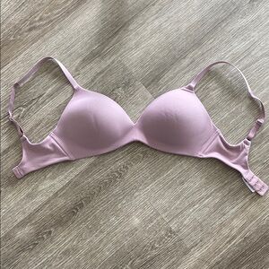 Wacoal Pink T-Shirt Bra Wireless 32D lavender mauve NEW NWOT